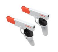 Supporto magnetico per controller Quest 3 VR, staffa stabilizzatore a sgancio rapido per una maggiore precisione e un'esperienza di gioco coinvolgente (bianco)