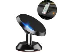 Supporto magnetico per cruscotto, mini supporto portatile con adesivo super resistente, supporto magnetico per telefono con rotazione a 360 gradi,