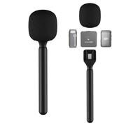 Supporto magnetico per DJI Mic Mini/1/2/Rode Wireless GO II/Micro/Insta360 Air Handle Rig Interview Lavalier Wireless Microfono Adattatore Magnetico Supporto Portatile per Hollyland Lark M1/Synco G1