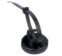 Supporto magnetico per fascette - Robusto supporto per fascette con colla forte | Organizer salvaspazio per cavi per officina, garage e ufficio - Supporto in acciaio inox per una gestione ordinata dei