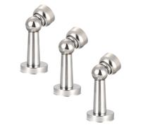 Supporto magnetico per fermaporta per porta del mobile argento tone 3pz