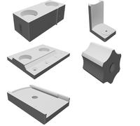 Supporto Magnetico per Livella Laser Bosch GLL 2-10 Stampato 3D Accessorio