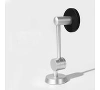Supporto magnetico per macchina da caffè, regolabile a 270°, adsorbimento automatico senza contatto con 6 potenti magneti, in lega di alluminio, colore: argento