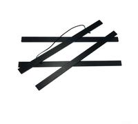 Supporto magnetico per poster, in legno di pino, per appendere cornici, immagini, immagini, immagini, foto, tela, dimensioni: 21-51 cm, colore: nero, 31 mm