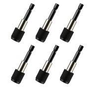 Supporto magnetico per punte, 6 pezzi, cambio rapido, 60 mm, con magnete, per Makita, Metabo, Bosch, Dewalt e avvitatore a batteria
