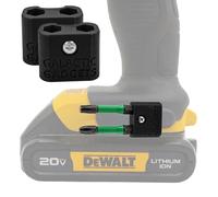 Supporto magnetico per punte DeWalt 20 V, Galactic Gadgets (nero, 2 pezzi)