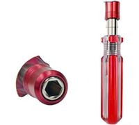 Supporto magnetico per punte per cacciavite, 6,35 mm, autobloccante | Meccanismo push-to-lock, per un rapido cambio delle punte, non sono necessari attrezzi aggiuntivi, tenuta sicura