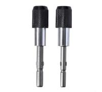 Supporto magnetico per punte per cacciavite, in acciaio al cromo vanadio, attacco esagonale da 1/4", barra di estensione a sgancio rapido, strumento adattatore per trapano elettrico, 801 802