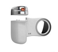 Supporto magnetico per smartphone con batteria integrata, 20 ore di utilizzo, adattatore a vite da 1/4", per foto e video stabili (Whtie)