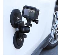 Supporto magnetico per telecamera PellKing per GoPro Supporto magnetico per telecamera in metallo resistente per auto con testa a sfera girevole a 360