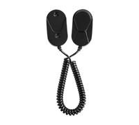 Supporto magnetico per telecomando, mensola per telecomando con corda a molla retrattile, magnetica anti-smarrimento, per comodino, camera da