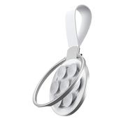 Supporto magnetico per telefono, 8 cm, pieghevole, mobile regolabile, supporto per smartphone dotato di specchio, per bagno, dormitorio, libreria, tavolo, appartamento, organizzazione, presa