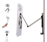 Supporto magnetico per telefono a doppia estremità magnetica, treppiede | Supporto pieghevole per selfie e pad con adesivo magnetico per Vlogging per iPhone 18/17/16/15/14/13 Series e telefoni