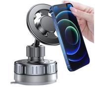 Supporto magnetico per telefono a vuoto,Supporto magnetico per cellulare | Staffa di navigazione automobilistica,Per Auto Veicolo SUV RV Cruscotto Griglia d'aria Giornaliero Viaggio Viaggio