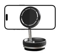Supporto magnetico per telefono auto, supporto per telefono auto regolabile, supporto pieghevole magnetico per cruscotto, griglia di ventilazione, accessorio interno per smartphone, fissaggio stabile