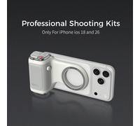 Supporto magnetico per telefono COMITOK MOCA, compatibile con modelli IOS 18/26 - Design anti-caduta, telecomando e portachiavi staccabili, senza app richiesta | Essenziale per selfie/video/live strea