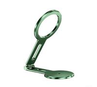 Supporto magnetico per telefono con articolazione a 360 gradi e alluminio per telaio in lega per supporto smartphone multi posizione (verde)