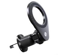 Supporto magnetico per telefono con supporto in lega girevole a 360 gradi, gancio telescopico per un fissaggio sicuro, supporta la stabilità del telefono