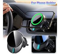 Supporto magnetico per telefono da 15 W, caricabatterie wireless rapido per auto