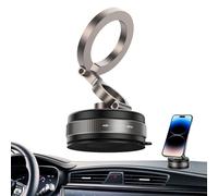 Supporto magnetico per telefono da auto, girevole a 360 gradi, supporto per smartphone con presa sicura, pieghevole, per guida, viaggi, camion, camper, taxi, viaggi