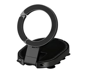 Supporto magnetico per telefono da auto, in ABS, 16 x 6 x 1,5 cm, supporto con girevole a 360 gradi, supporto universale per cellulare, cruscotto, parabrezza, piastrelle, vetro, parete, cucina