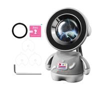 Supporto magnetico per telefono da auto, rotazione a 360 gradi, design astronauta, stabile per la maggior parte degli smartphone e veicoli, culla per auto