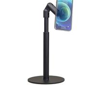 Supporto Magnetico per Telefono da Scrivania Dispositivo Magnetico Rotante | Supporto Regolabile In Altezza Per Telefono Con Rotazione A 360 Gradi Per Live Streaming E Videoconferenze