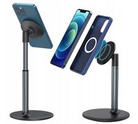 Supporto magnetico per telefono, da tavolo, con testa girevole