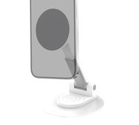 Supporto magnetico per telefono, girevole a 360°, con base in metallo, supporto magnetico per registrazione video, per guardare la TV, imparare