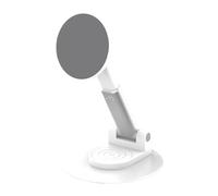 Supporto magnetico per telefono, girevole a 360° con base in metallo, supporto magnetico per registrazione video per guardare la TV, imparare