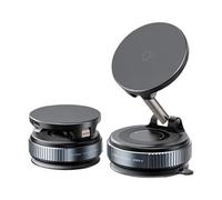 Supporto Magnetico per Telefono in Auto - Caricatore Wireless con Supporto Pieghévole, Magnetico a Vuoto Regolabile 360° | per SUV Camion Berlina Cruscotto Parabrezza Navigazione Guida Scrivan