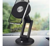 Supporto Magnetico Per Telefono In Auto | Supporto Con Rotazione 360 Per Smartphone Magnetico - Porta Navigatore Veicolare | Per Veicoli SUV Camper Truck Pendolarismo Guida Viaggio di Lavoro e Trasfer