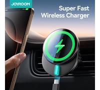 Supporto Magnetico per Telefono Joyroom 15W con Caricatore Wireless Veloce per Auto, Compatibile con iPhone 16/15/14/13, Montaggio su Bocchetta dell'Aria, 1/2 Pezzi