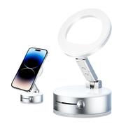 Supporto Magnetico Per Telefono, Montaggio Con Magnetica Piegevole, Sostegno Multifunzionale Girevole in Lega di Alluminio per Cellulari e Tablet, Adatto per Auto, Scrivania e Cruscotto