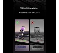 Supporto magnetico per telefono per auto, supporto girevole a 360, colore canna di fucile