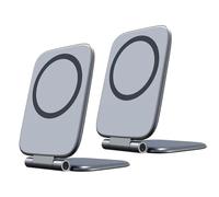 Supporto magnetico per telefono per auto - Supporto per telefono automobilistico a doppia faccia da 14,6 x 5,9 cm | Śoporte pieghevole ultra sottile P ara 2 pezzi | Šoporte ultra sottile Pęara T