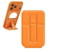 Supporto magnetico per telefono, pieghevole con specchio Makeup, supporto per telefono da scrivania con forte magnete, supporto portatile per TV Watching Video Call Filming Recording Table Dashboard