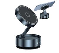 Supporto magnetico per telefono sottovuoto, supporto per telefono magnetico sottovuoto, montaggio telefonico a rotazione a 360 gradi, per auto, accessori per veicoli, piccolo supporto per telefono por