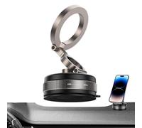 Supporto magnetico per telefono - Supporto regolabile sottovuoto, supporto automatico girevole a 360 gradi | Forte supporto per console cruscotto per navigare smartphone, ufficio, urlo