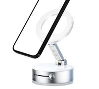 Supporto Magnetico Per Telefono,Supporto Veicolare Con Ventosa Pieghevole | Sostegno Multifunzionale Girevole in Lega di Alluminio per Cellulari e Tablet, Adatto per Auto, Scrivania e Cruscotto