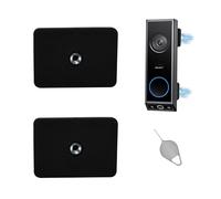 Supporto magnetico per videocamera compatibile con eufy Security Video Doorbell E340, senza trapano, supporto magnetico per superficie metallica, non incluso il campanello