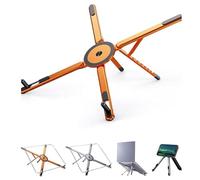 Supporto magnetico pieghevole per laptop, rialzo regolabile 3 in 1 in alluminio con supporto per telefono e tablet, supporto magnetico pieghevole portatile a 8 livelli in per scrivania (Grigio)