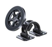 Supporto magnetico pieghevole per telefono, girevole a 360 gradi, 11,5 x 7,8 x 9,8 cm, supporto magnetico per cruscotto, parabrezza, camion, per smartphone compatibili, Nu