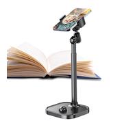 Supporto magnetico regolabile per telefono, altezza e angolazione, supporto da scrivania flessibile per videochiamate, streaming, home fitness e uso del bagno, supporto portatile per l'organizzazione