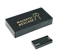 Supporto magnetico - Scatola portaoggetti nascosta in ABS da 1,7 cm, robusta custodia con chiusura magnetica, compatta e discreta, organizer portatile per auto, contenitore per chiavi di casa