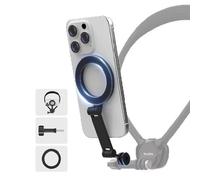 Supporto magnetico TELESIN per cellulare adattatore a due artigli nero