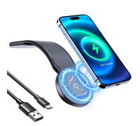 Supporto magnetico universale per telefono per auto YZ Supporto per ricarica rapida wireless da 15 W Supporto per telefono pieghevole per tutti i telefoni