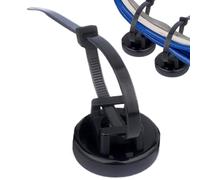 Supporto magnetico Zip -Tie - 0,79 x 0,79 pollici | Supporto magnetico per cavi multiuso, cavo organizzatore e miglioramento della conservazione, fermacravatta magnetica | Garage, Work