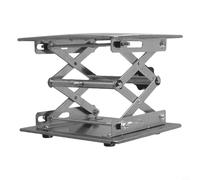 Supporto manuale di sollevamento da laboratorio, ascensore da laboratorio in acciaio inox con gamma di altezza regolabile da 85 a 280 mm, piastra superiore e base 200 × 200 mm