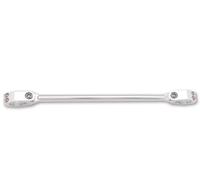 Supporto manubrio HIGHSIDER pro Cross-Bar argento, morsetti in due pezzi